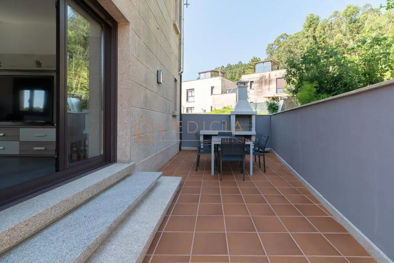 Terrace of Houses for sale in Moaña  with Heating, Private garden and Swimming Pool