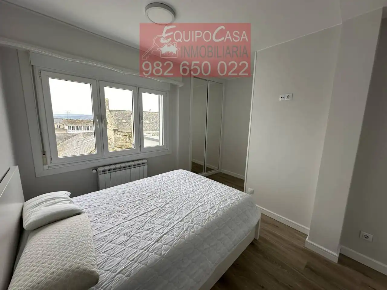 Schlafzimmer von Maisonette zur Miete in Lugo mit Heizung, Terrasse und Möbliert