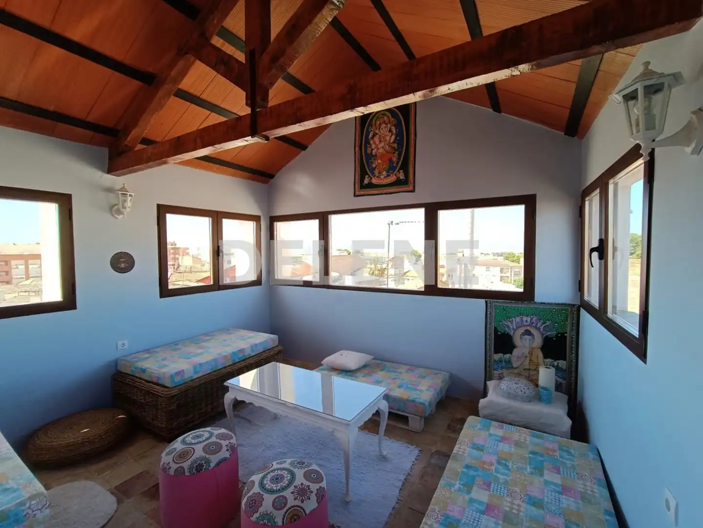 Living room of Houses for sale in Hellín  with Heating, Private garden and Parquet flooring