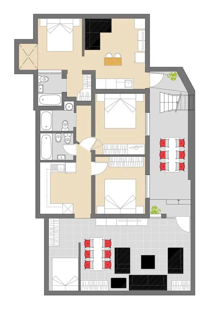 Casa o chalet en venta en San Bartolomé de Tirajana con Aire acondicionado, Terraza y Amueblado