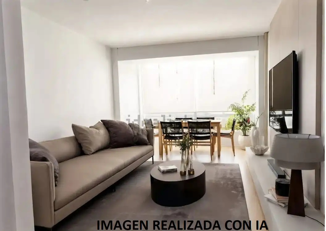 Sala de estar de Piso en venta en Alicante / Alacant con Balcón