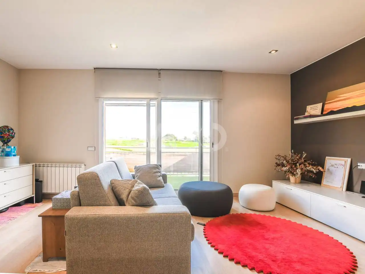 Sala de estar de Casa o chalet en venta en Manlleu con Aire acondicionado, Calefacción y Parquet