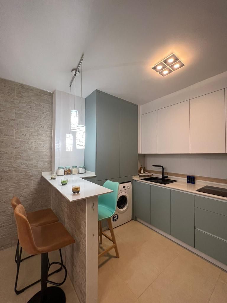 Kitchen of Flat to rent in El Ejido  with Air Conditioner, Heating and Private garden