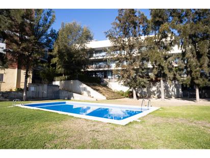Swimming pool of Flat for sale in Montgat  with Air Conditioner, Terrace and Swimming Pool