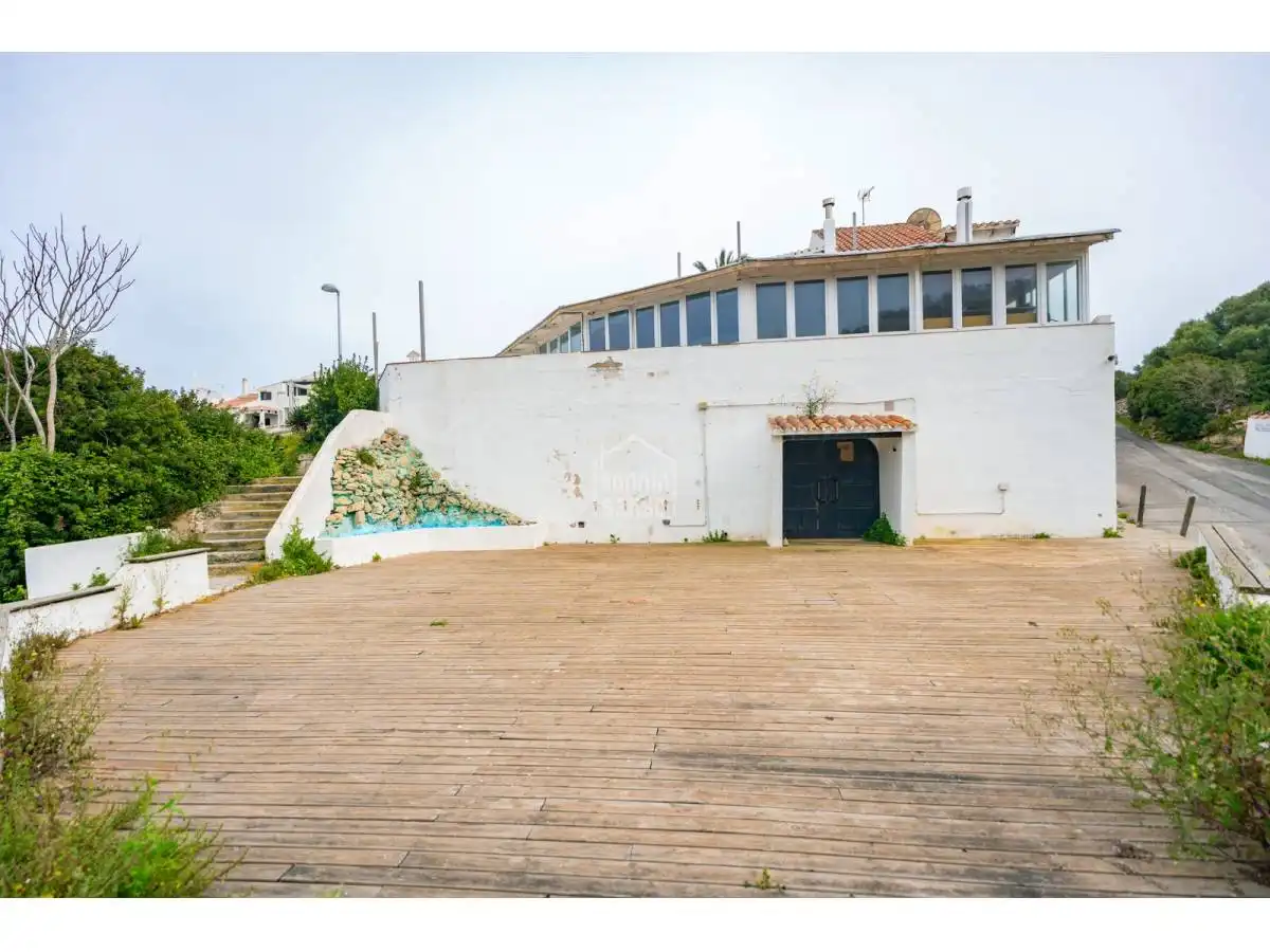 Exterior view of Apartments for sale in Es Castell  with Terrace and Furnished