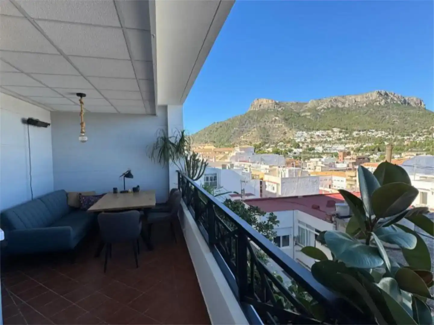 Terrassa de Apartament en venda en Calpe / Calp amb Aire condicionat, Piscina i Balcó
