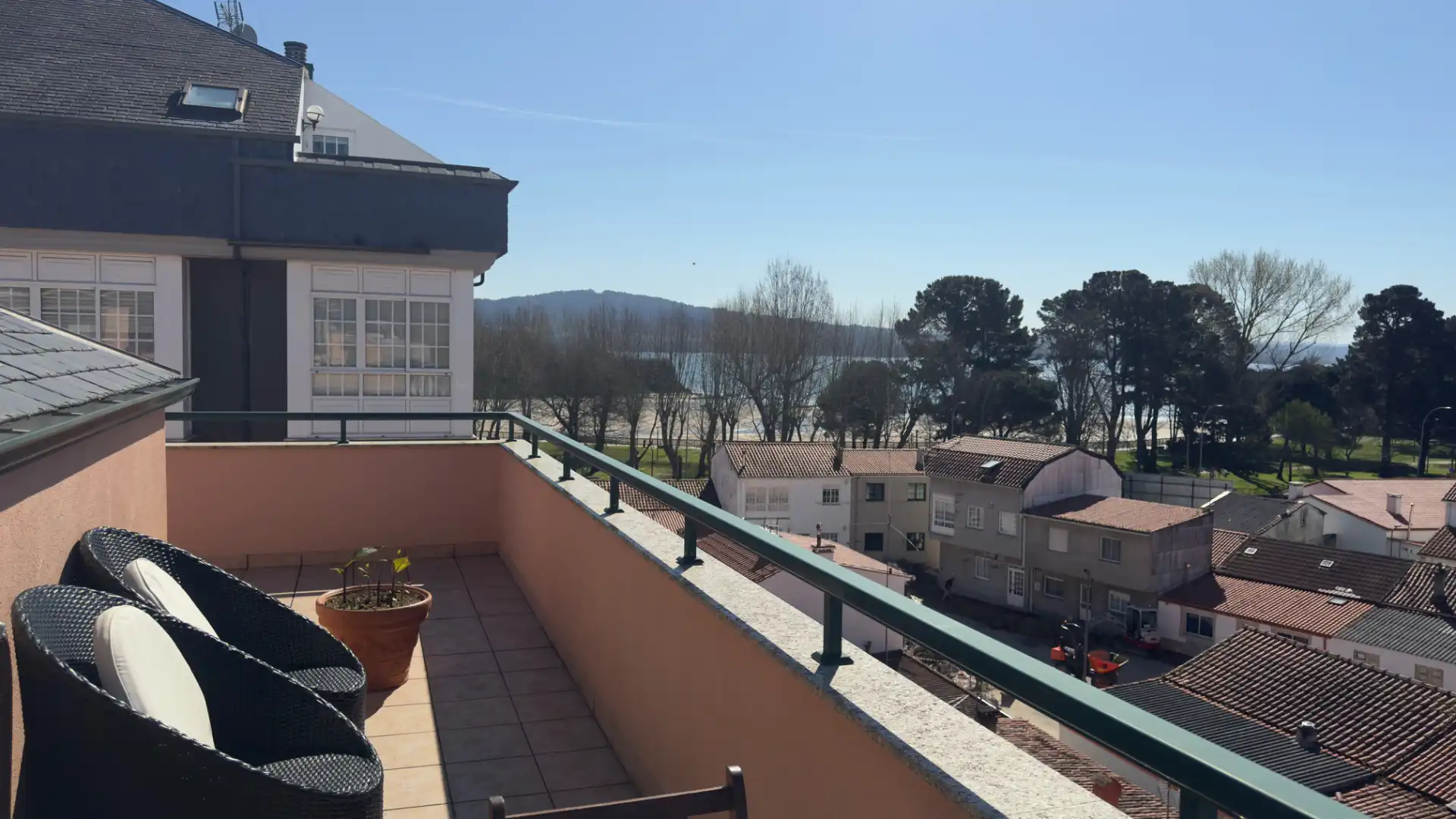 Terrace of Attic for sale in Ares  with Parquet flooring, Terrace and Furnished