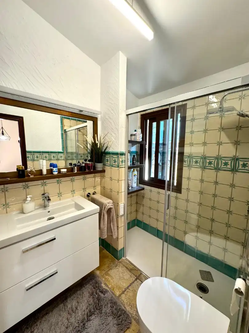 Bany de Casa o xalet en venda en El Sauzal amb Aire condicionat, Jardí privat i Terrassa