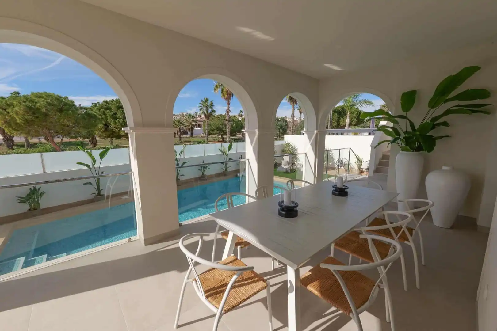 Terraza de Casa o chalet en venta en Rojales con Jardín privado, Terraza y Piscina