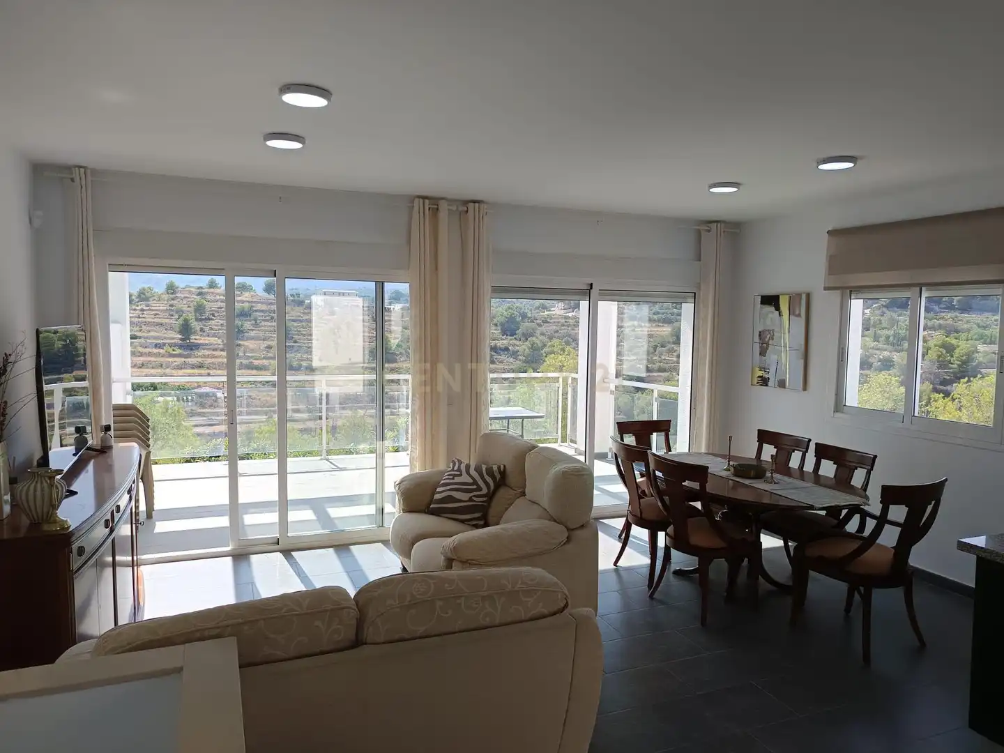 Living room of Houses for sale in Calpe / Calp  with Private garden and Community pool