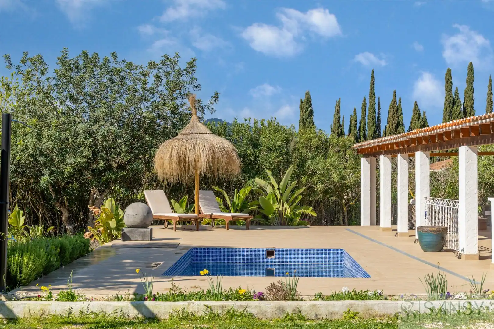 Swimming pool of Houses for sale in Jávea / Xàbia  with Air Conditioner, Heating and Storage room