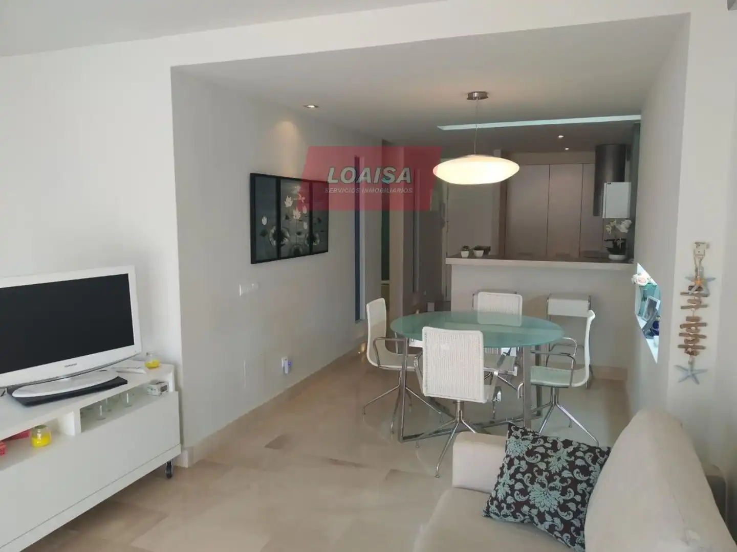 Sala de estar de Piso en venta en Mojácar con Aire acondicionado, Calefacción y Terraza