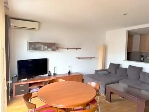 Living room of Apartments for sale in Roses  with Air Conditioner, Parquet flooring and Balcony