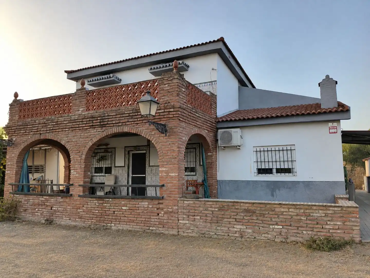 Vista exterior de Finca rústica en venda en Beas amb Aire condicionat i Terrassa