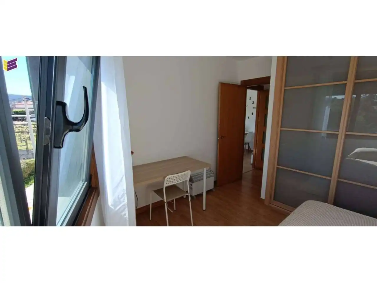 Schlafzimmer von Wohnung zum Verkauf in O Rosal   mit Heizung, Parkett und Abstellraum