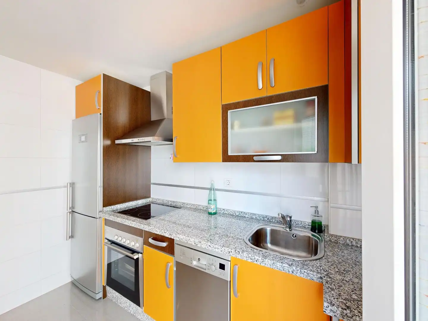 Kitchen of Flat for sale in Foz  with Heating, Terrace and Storage room