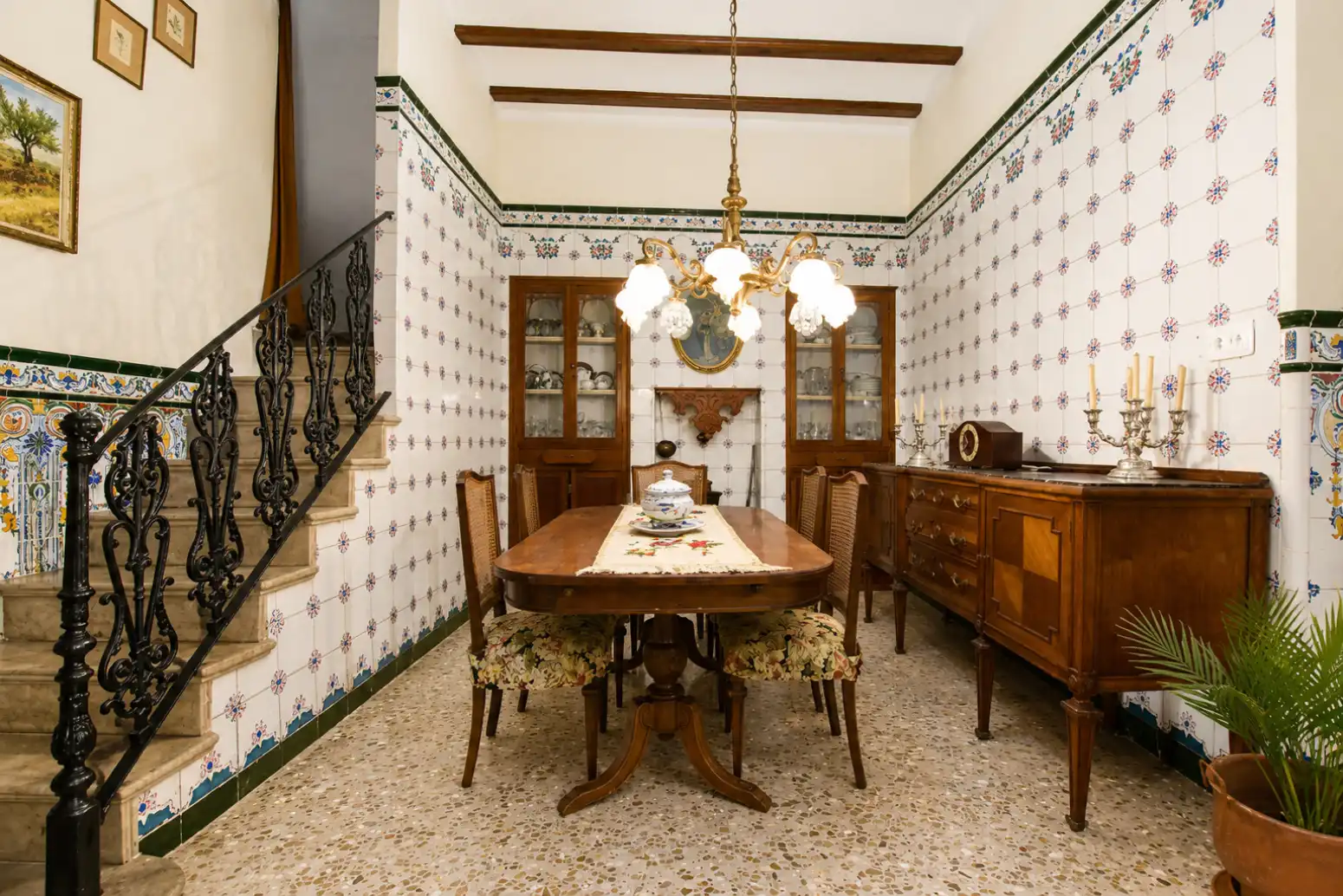 Dining room of Houses for sale in Puçol  with Terrace, Storage room and Balcony