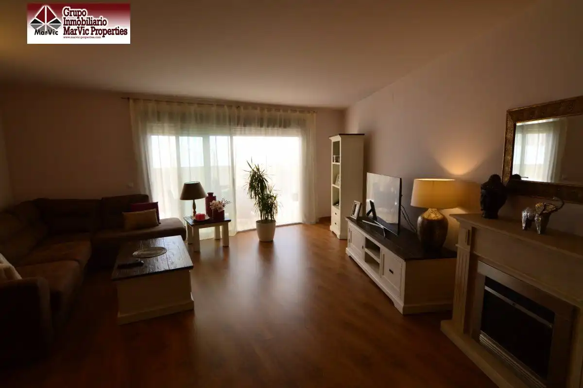 Wohnzimmer von Erdgeschoss zum Verkauf in Altea mit Privatgarten, Möbliert und Gemeinschaftspool