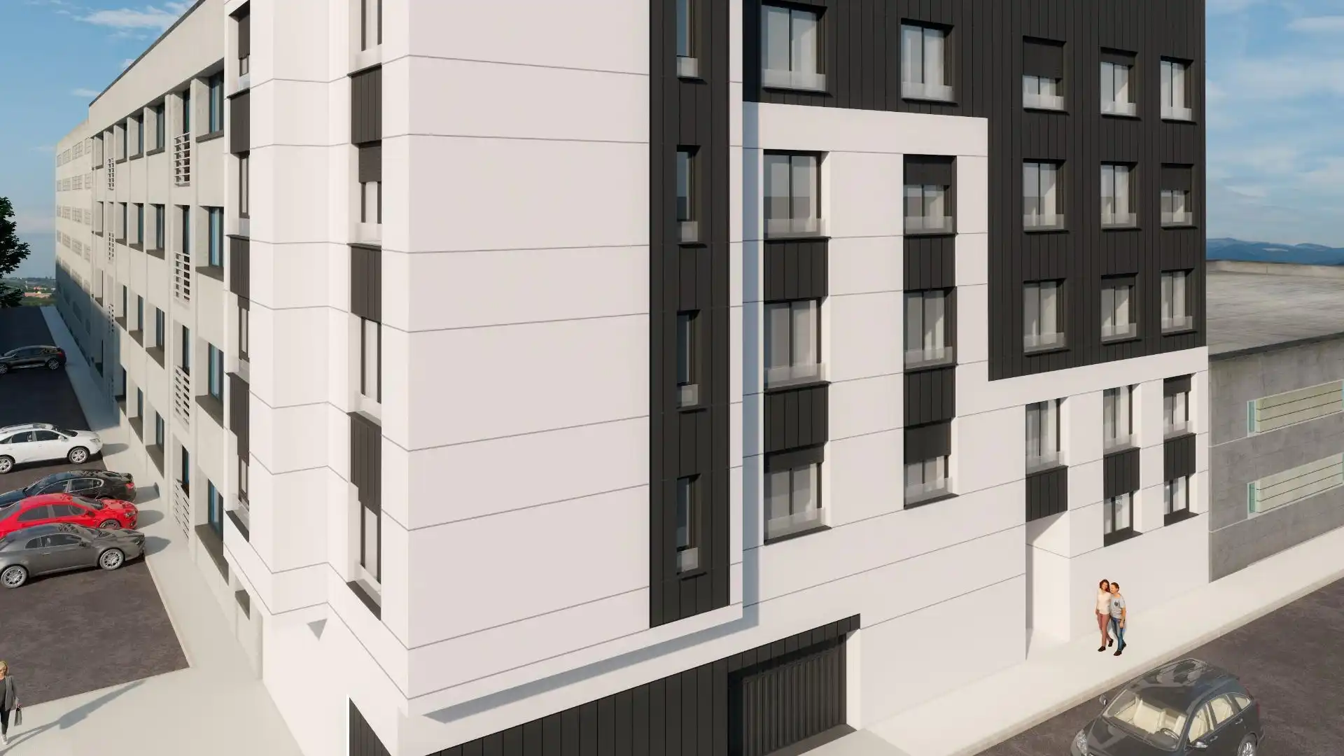 Vista exterior de Piso en venta en Aranda de Duero