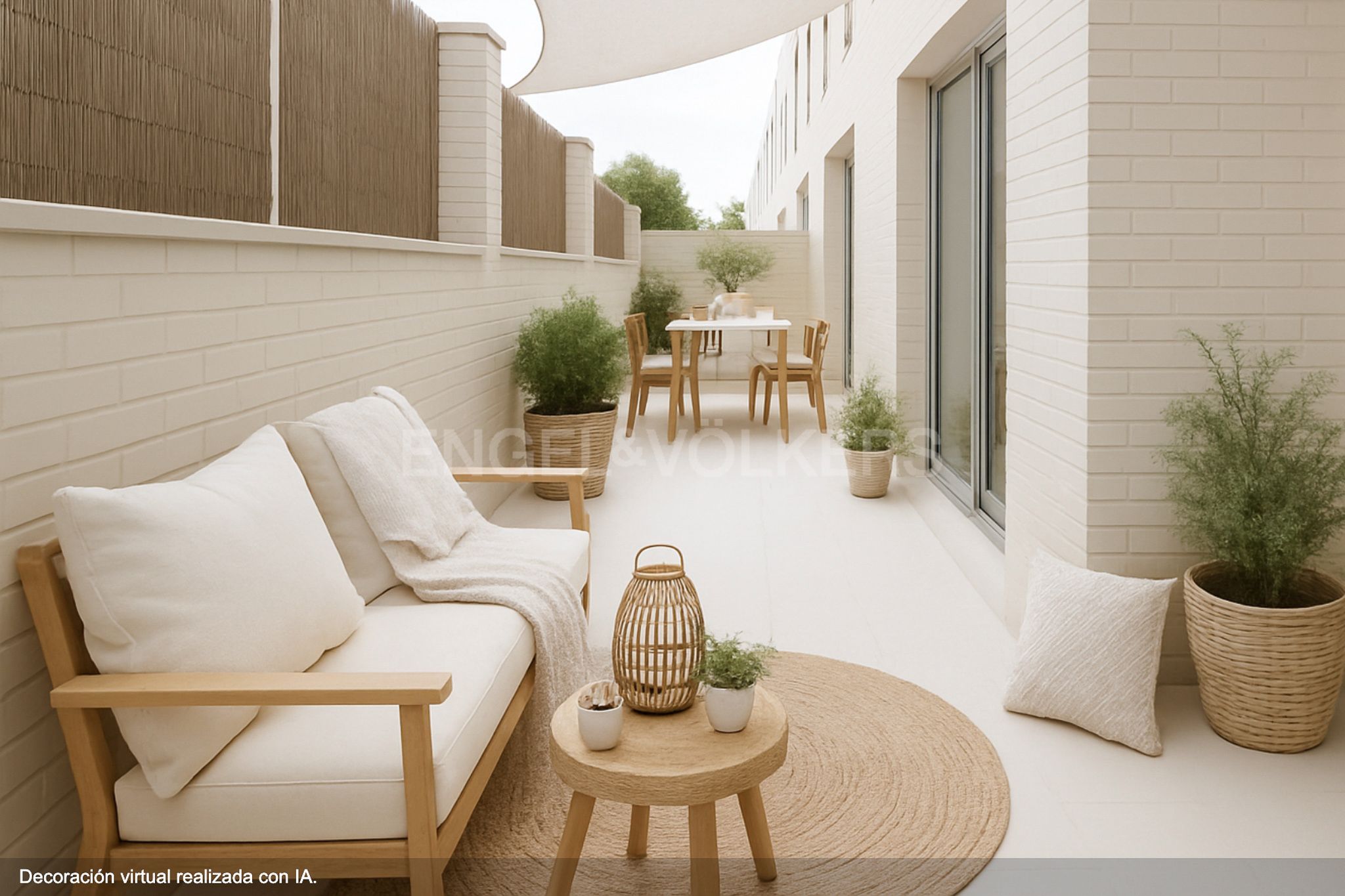 Terrassa de Apartament en venda en Sant Cugat del Vallès amb Aire condicionat, Calefacció i Jardí privat