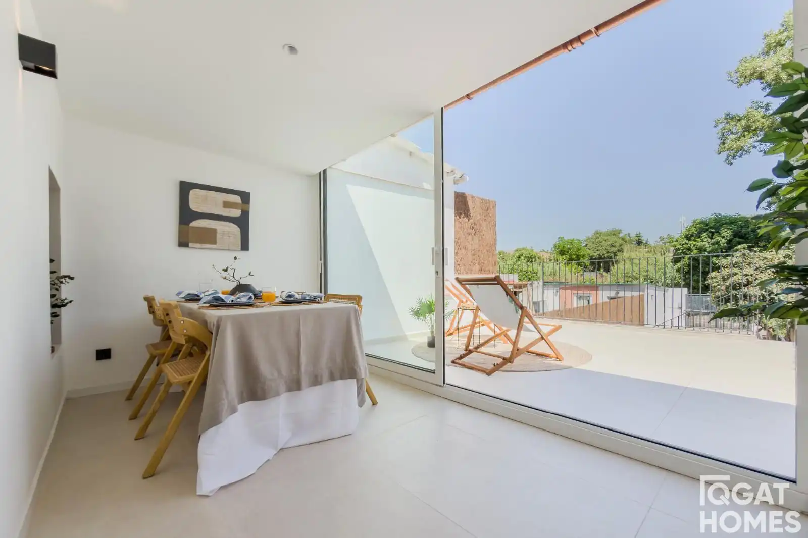 Terrassa de Casa adosada en venda en Sant Cugat del Vallès amb Aire condicionat, Calefacció i Terrassa