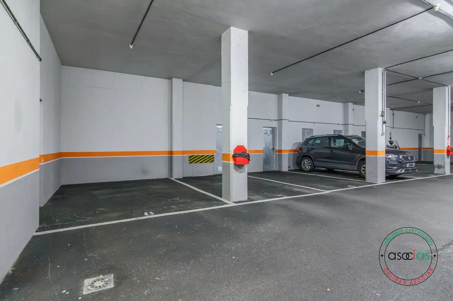 Parking of Flat for sale in Gijón   with Heating, Terrace and Storage room