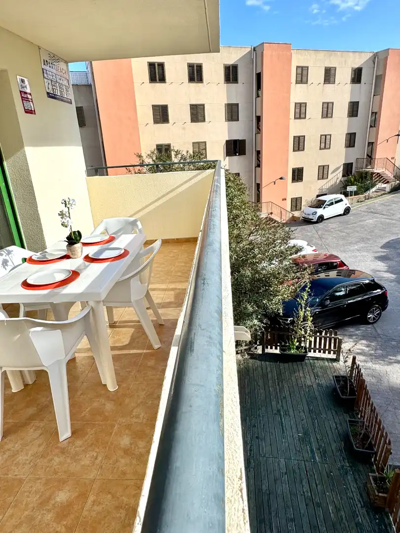 Terraza de Apartamento de alquiler en Salou con Terraza, Amueblado y Horno