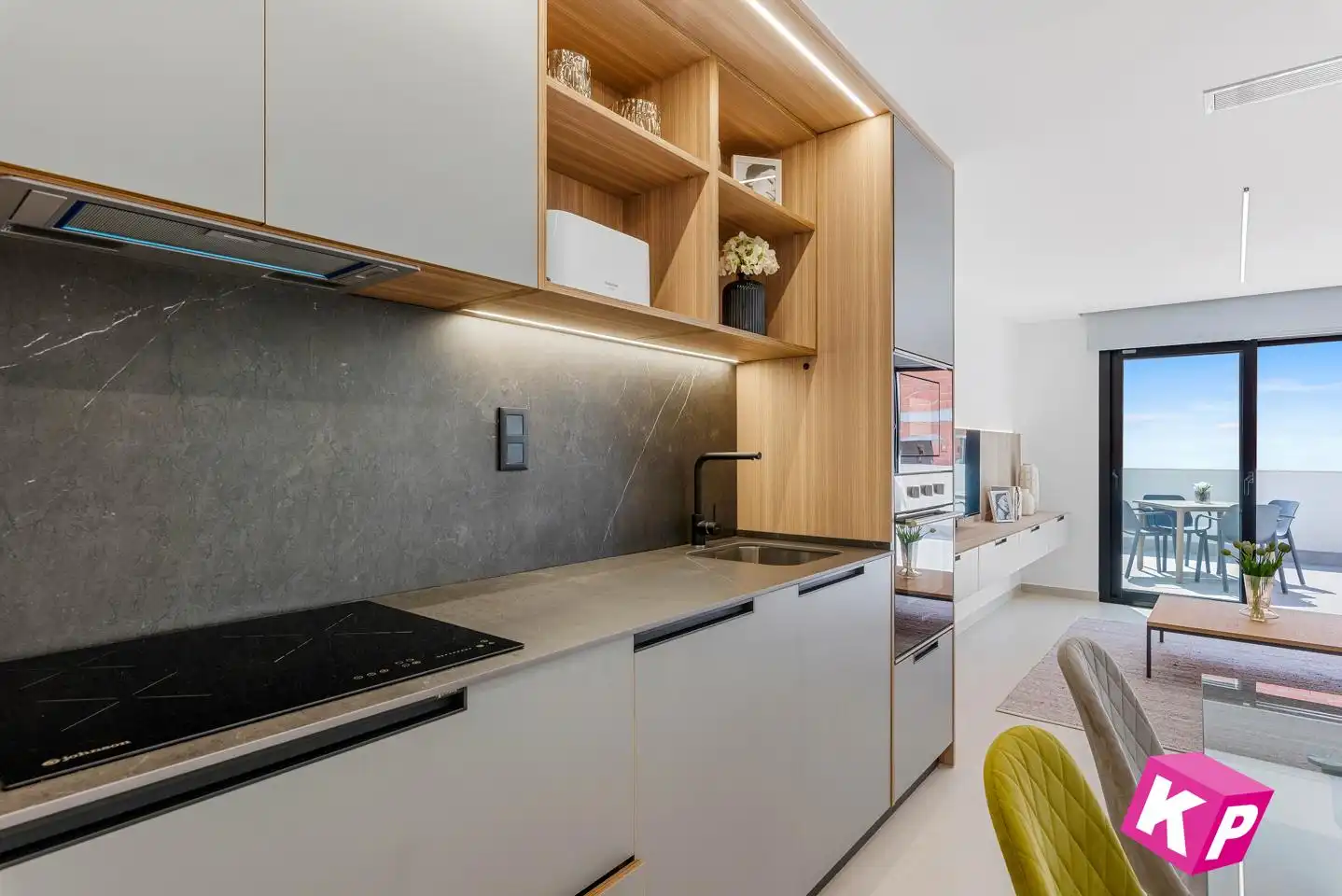 Cocina de Piso en venta en Guardamar del Segura con Aire acondicionado, Jardín privado y Terraza