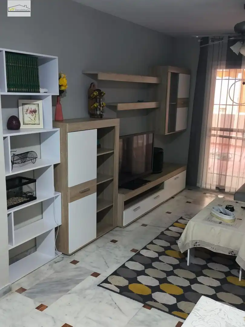 Living room of Flat for rent in Rincón de la Victoria  with Terrace and Community pool