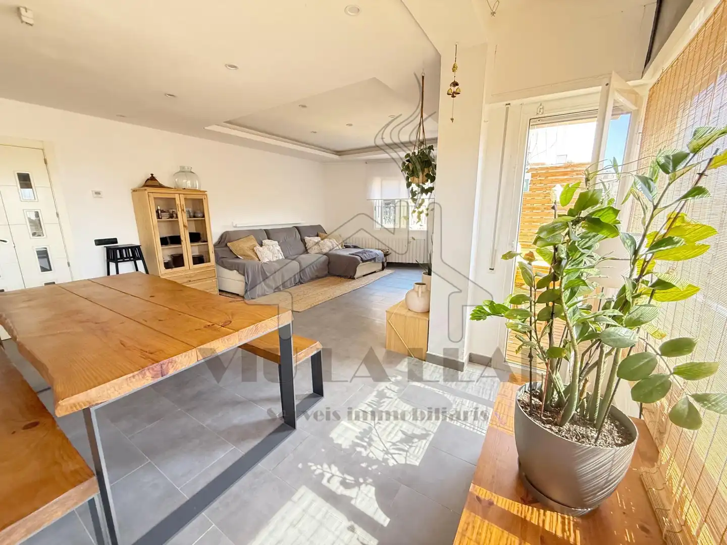 Sala de estar de Piso en venta en Mataró con Calefacción