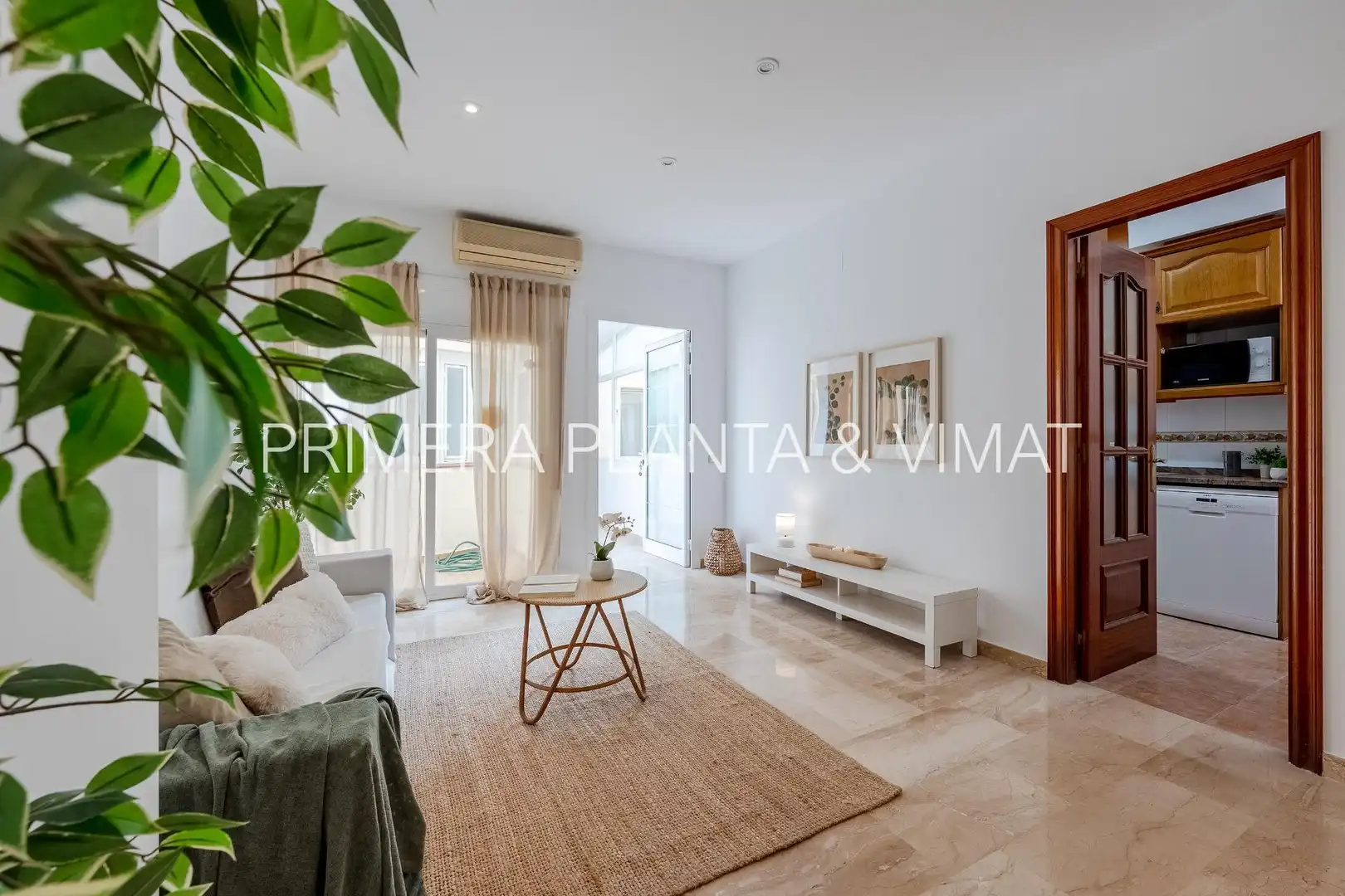 Sala de estar de Planta baja en venta en Mataró con Aire acondicionado, Calefacción y Terraza