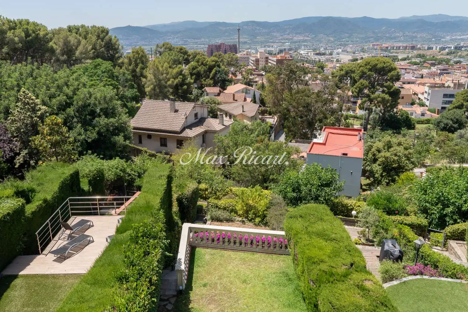 Garden of Houses for rent in Sant Just Desvern  with Air Conditioner, Heating and Terrace