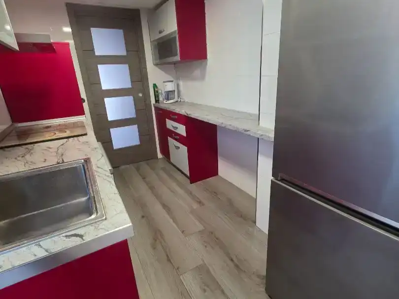 Küche von Wohnung zur Miete in Gandia mit Klimaanlage, Schwimmbad und Möbliert