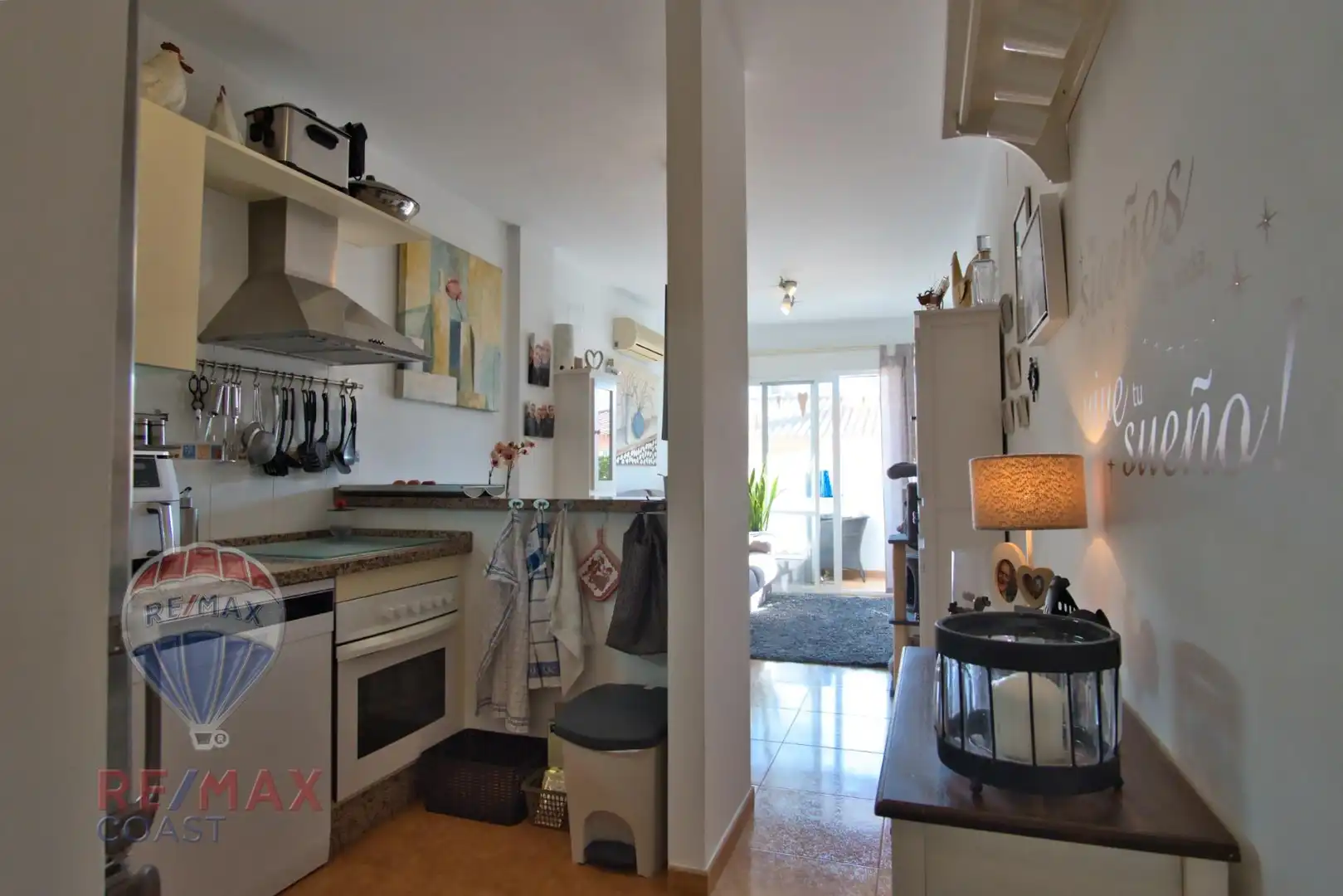 Cocina de Dúplex en venta en Algarrobo con Aire acondicionado, Terraza y Amueblado