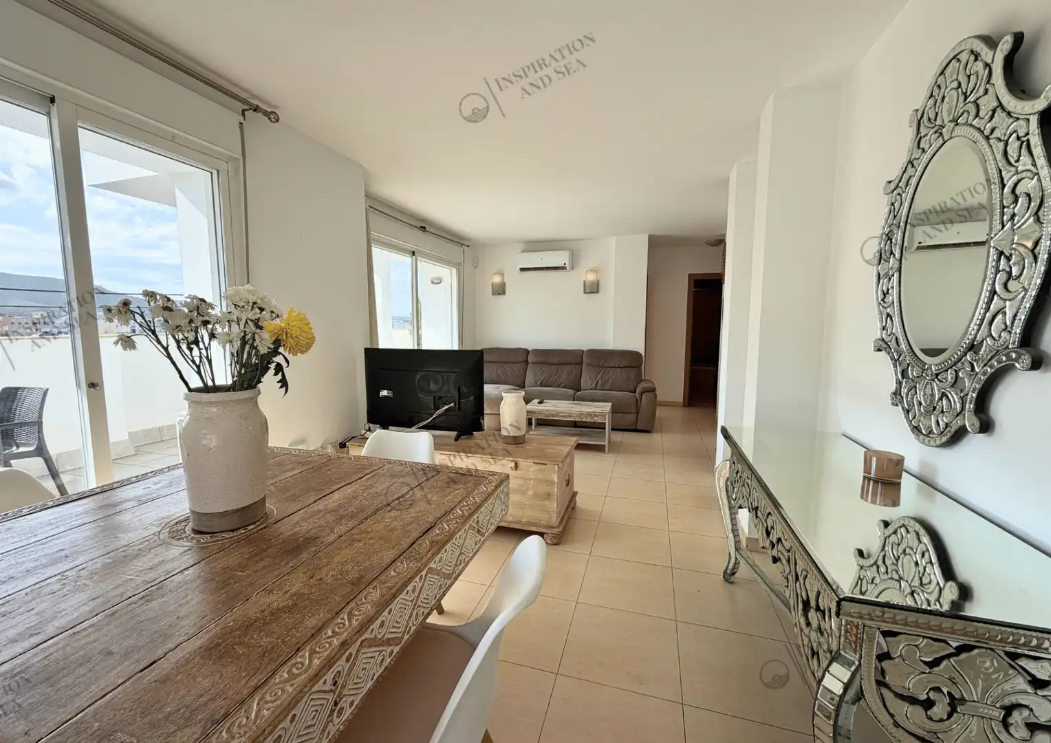 Wohnzimmer von Wohnung zum Verkauf in Eivissa mit Klimaanlage, Terrasse und Möbliert