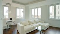 Living room of Flat for sale in  Madrid Capital  with Air Conditioner, Terrace and Swimming Pool