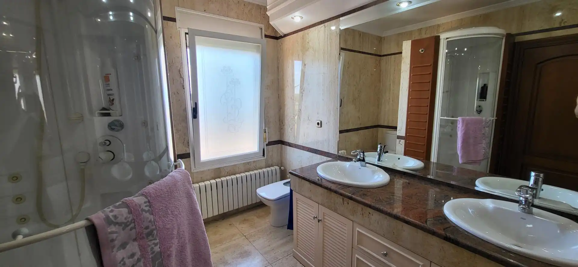 Baño de Casa o chalet en venta en Albacete con Aire acondicionado, Jardín privado y Terraza