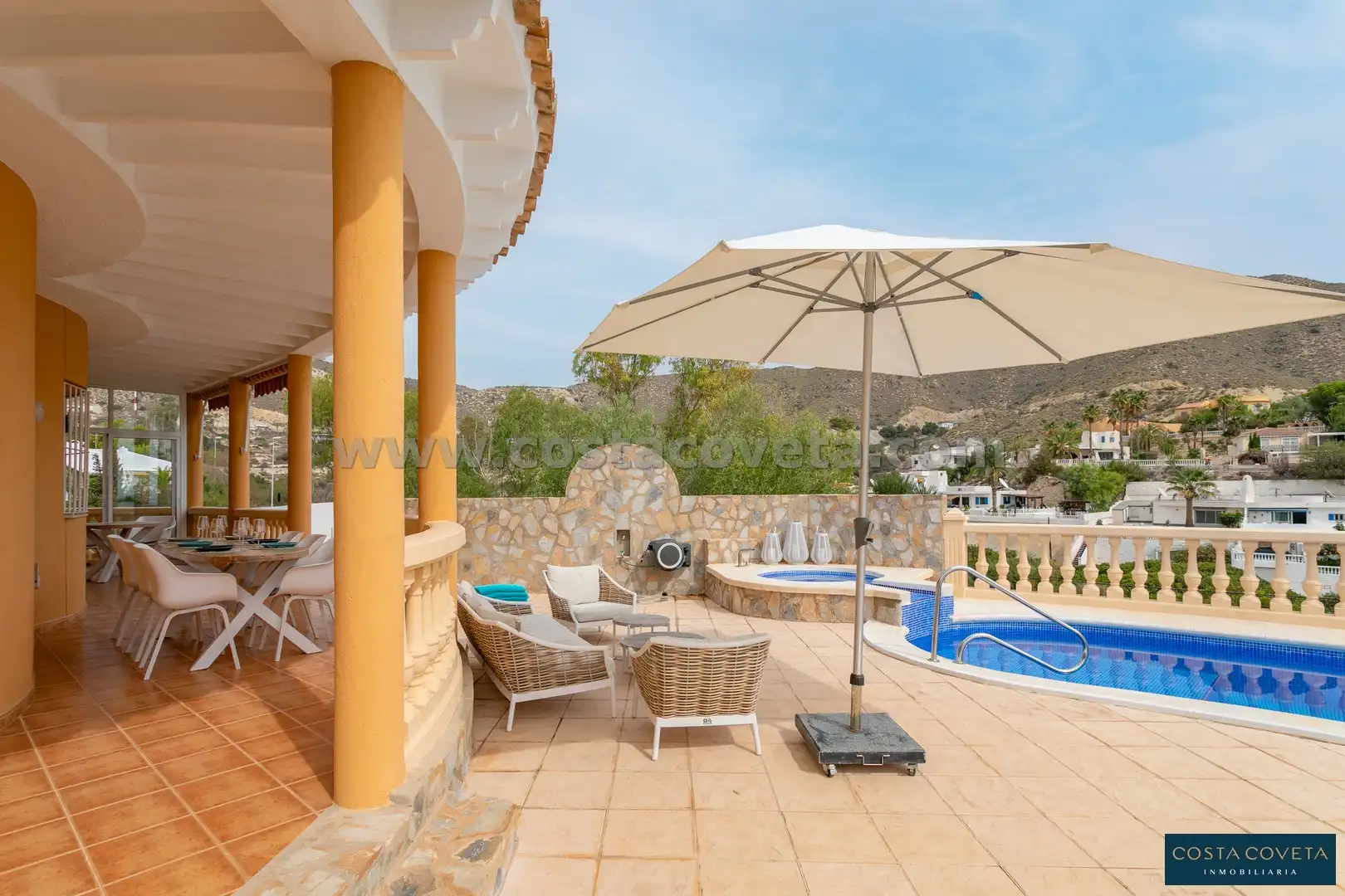 Exterior view of Houses for sale in El Campello  with Air Conditioner, Private garden and Terrace