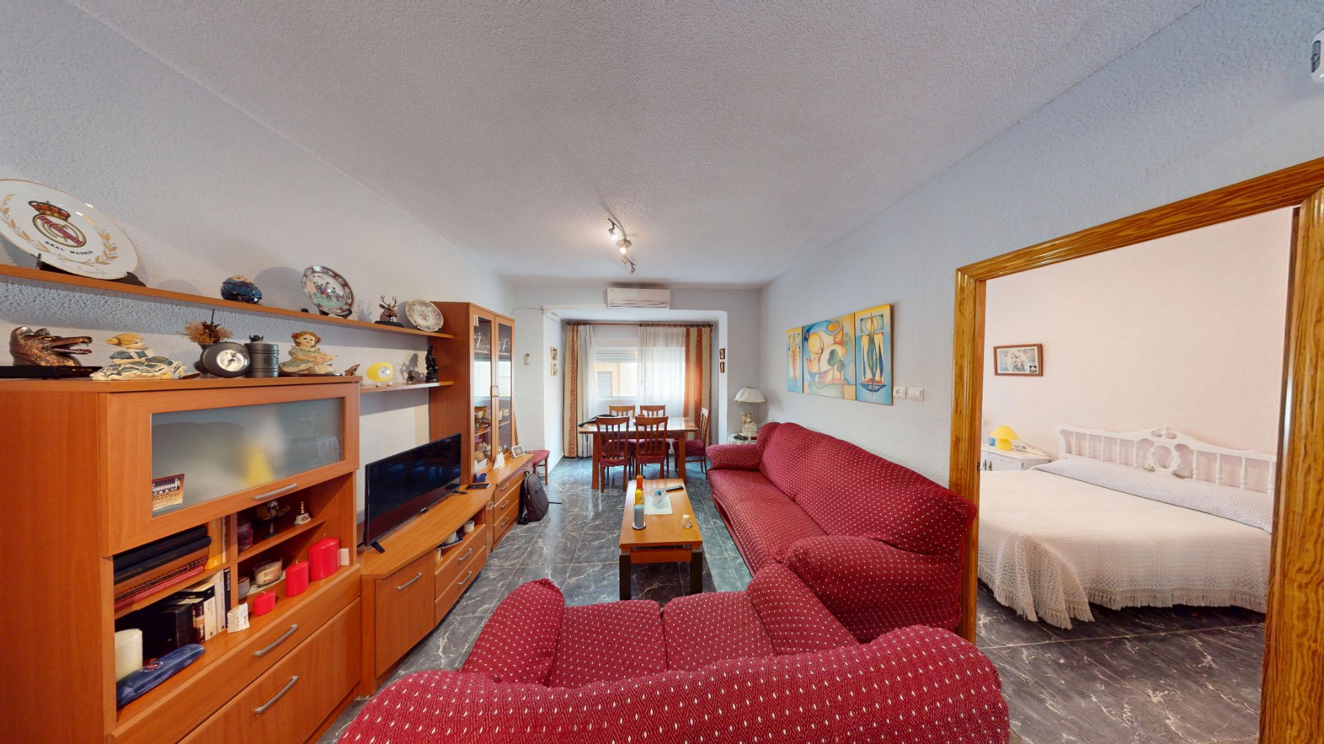 Sala d'estar de Pis en venda en Alicante / Alacant amb Aire condicionat, Moblat i Balcó