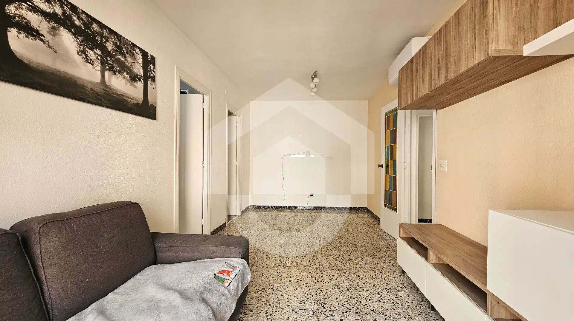 Living room of Flat for sale in  Barcelona Capital  with Air Conditioner and Balcony