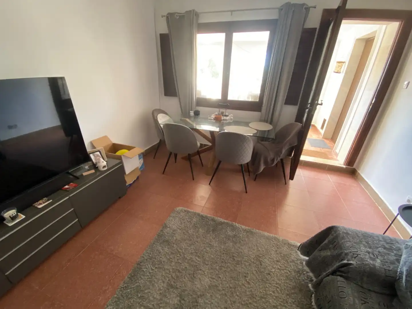 Comedor de Finca rústica en venta en Sax con Aire acondicionado, Calefacción y Jardín privado