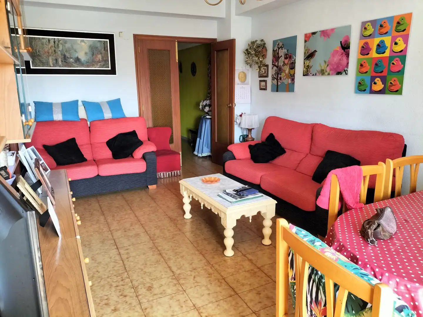 Sala d'estar de Pis de lloguer en Puerto