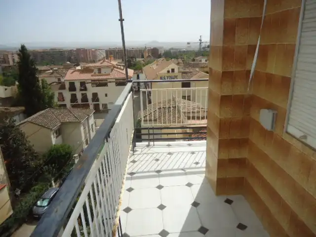 Balcony of Flat for rent in Granada  with Air Conditioner, Furnished and Washing machine