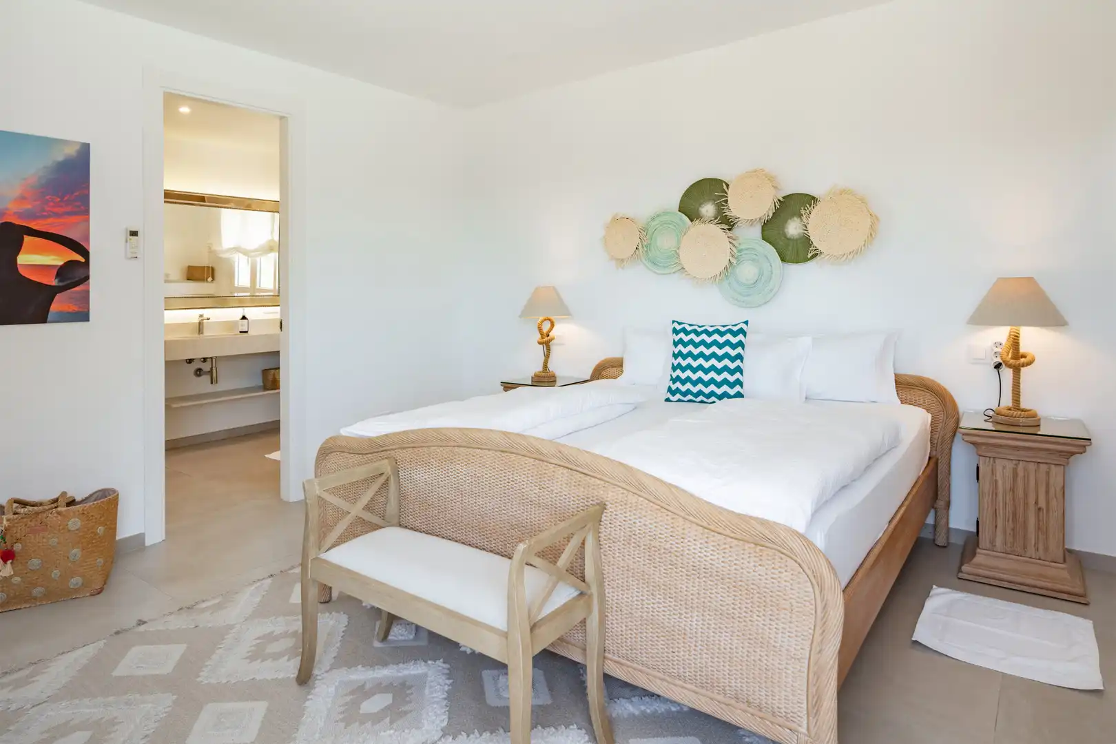 Bedroom of Houses for sale in Jávea / Xàbia  with Air Conditioner, Heating and Private garden