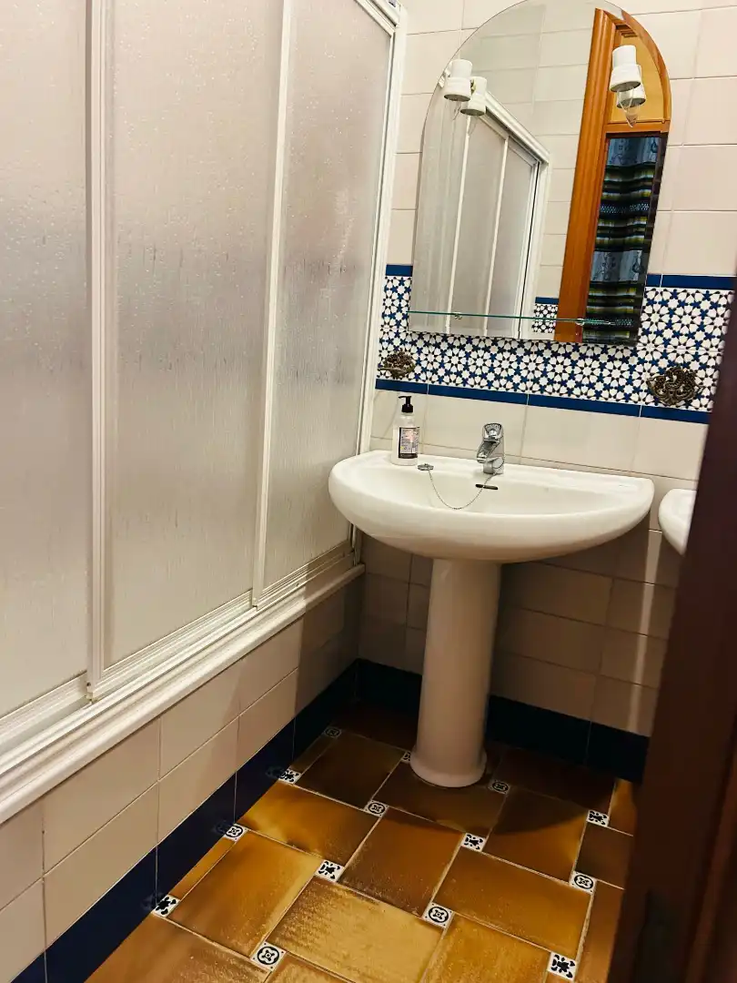 Bany de Casa o xalet de lloguer en Almonte amb Moblat, Rentadora i Microones
