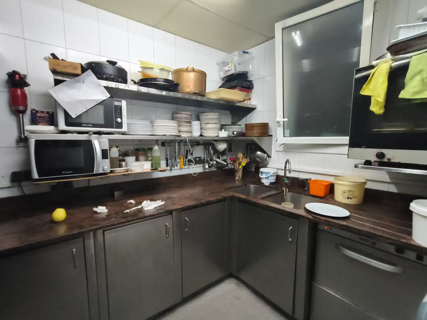 Cocina de Local en traspaso en Barcelona con Aire acondicionado, Terraza y Amueblado