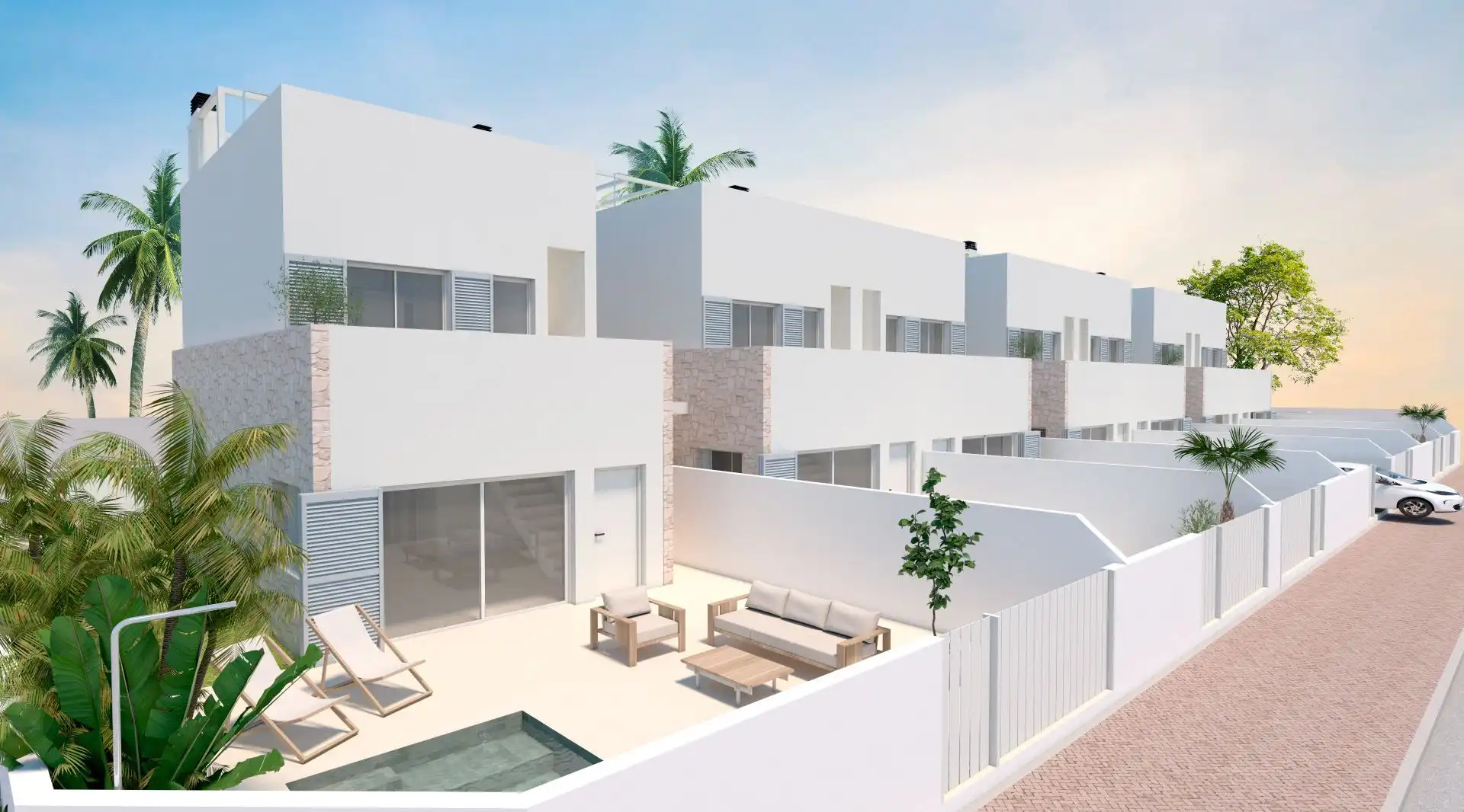 Vista exterior de Dúplex en venta en Pilar de la Horadada con Aire acondicionado, Calefacción y Terraza