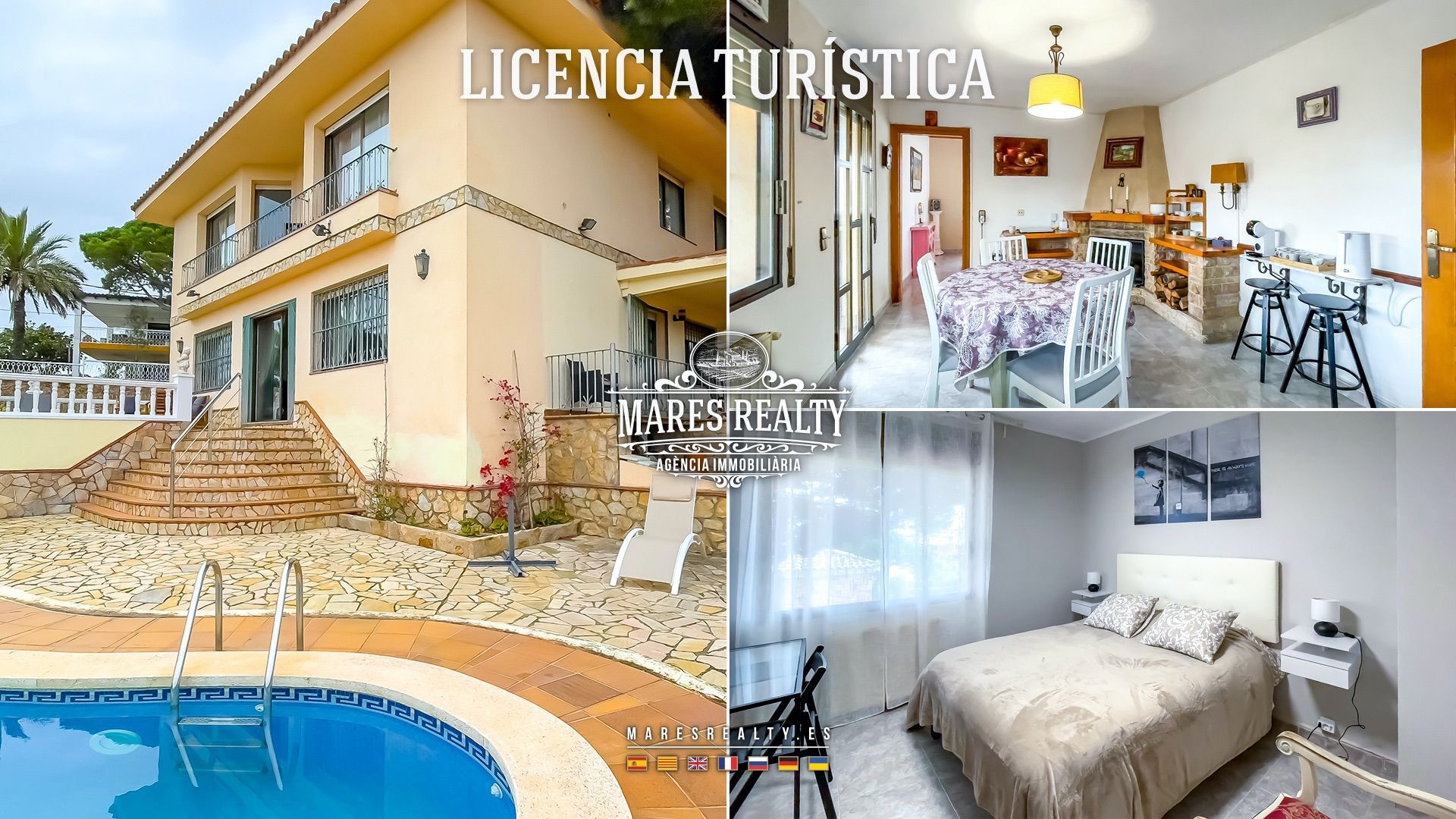 Vista exterior de Casa o chalet en venta en Lloret de Mar con Calefacción, Jardín privado y Piscina