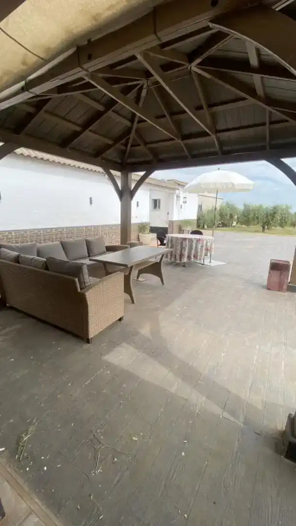 Terrassa de Casa o xalet en venda en La Carlota amb Aire condicionat i Piscina