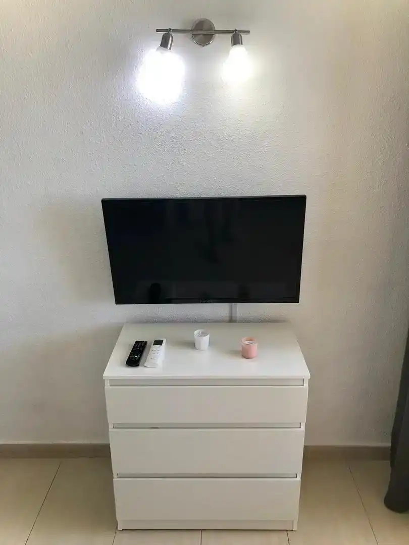 Wohnzimmer von Wohnungen zum Verkauf in Benalmádena mit Schwimmbad und Balkon